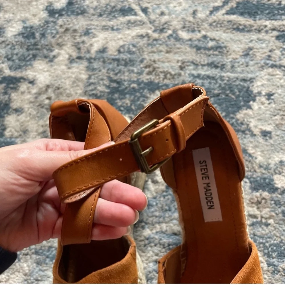 Steve Madden Jaylen Wedges size 9 - Picture 4 of 6